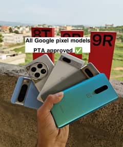 Google Pixel 7A, 7, 7 pro, 8 pro PTA approved 10/10 phones