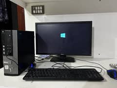 pc with monitor 8gb ram and 500 gb hardrive best for student and work