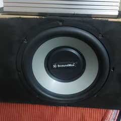 Sound Max Woofer with tube & Amplifier For Sale