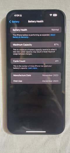 15 pro max jv 256 gb like new condition