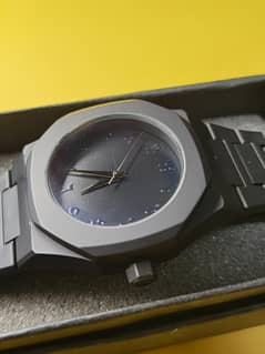 Mens Black Aura Watch