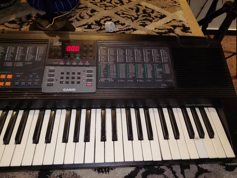 Casio CTK-750 keyboard touch response 1