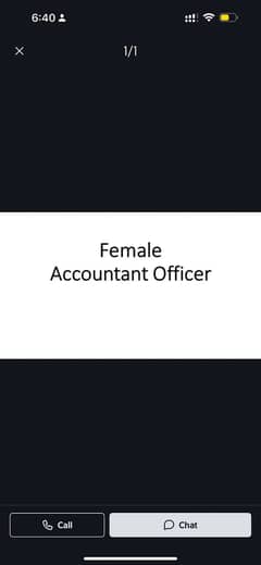 Female accounting & assistant