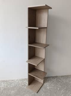 Wall corner book case