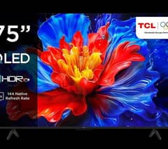 TCL 75 Inches 4K UHD Google QLED TV 75P8K