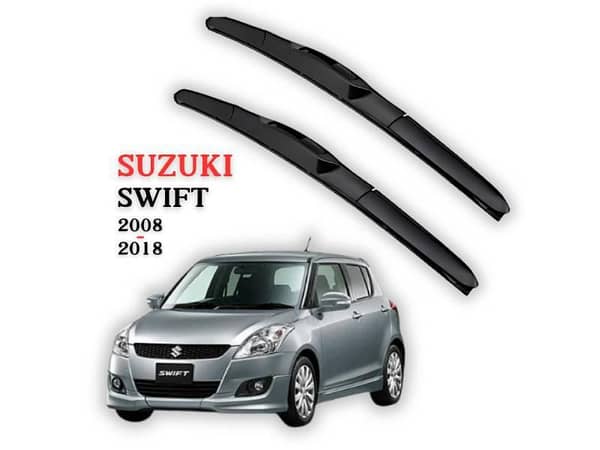 Tri-Stage Windshield Wiper Blades for Suzuki Swift (2014–2020) – All-Weather Silent Wipe | Streak-Free Vision | Easy OEM Fit