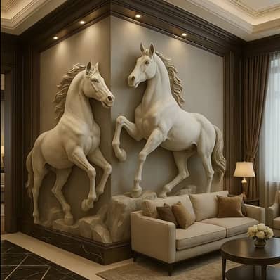 Horse sculpture