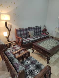 5 Seater Wooden Sofa Set