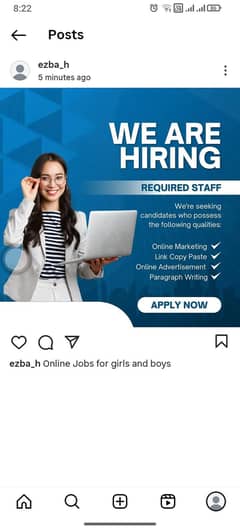 Online jobs for girls a d boys