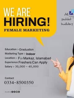 feamle receptionist