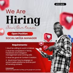 NEED STAFF FOR SOCIAL MEDIA MARKETING