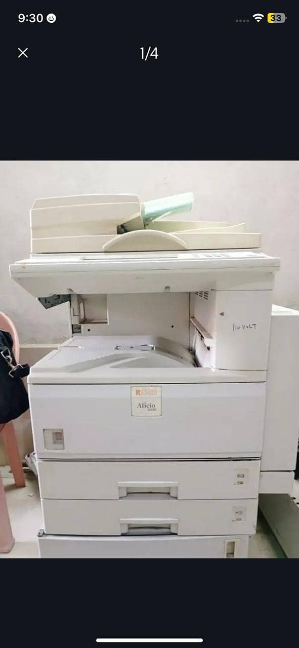 Ricoh aficio 3030 multi function copier and scanner machine 3