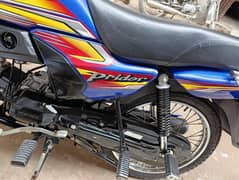 honda prider used bike blue colour