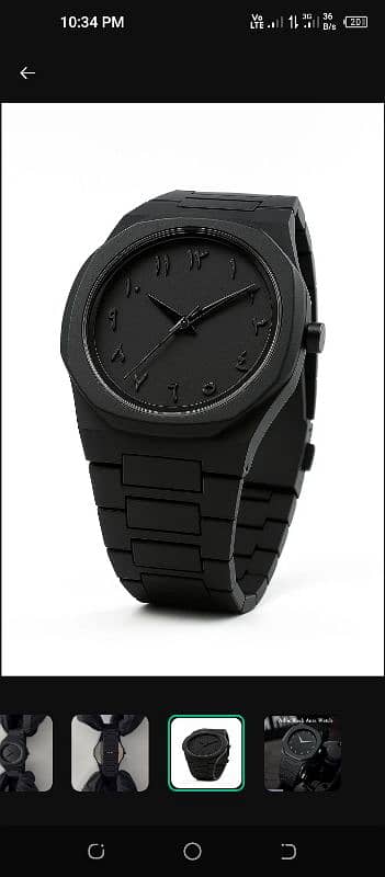 Black ora Watch Luxury Wait box