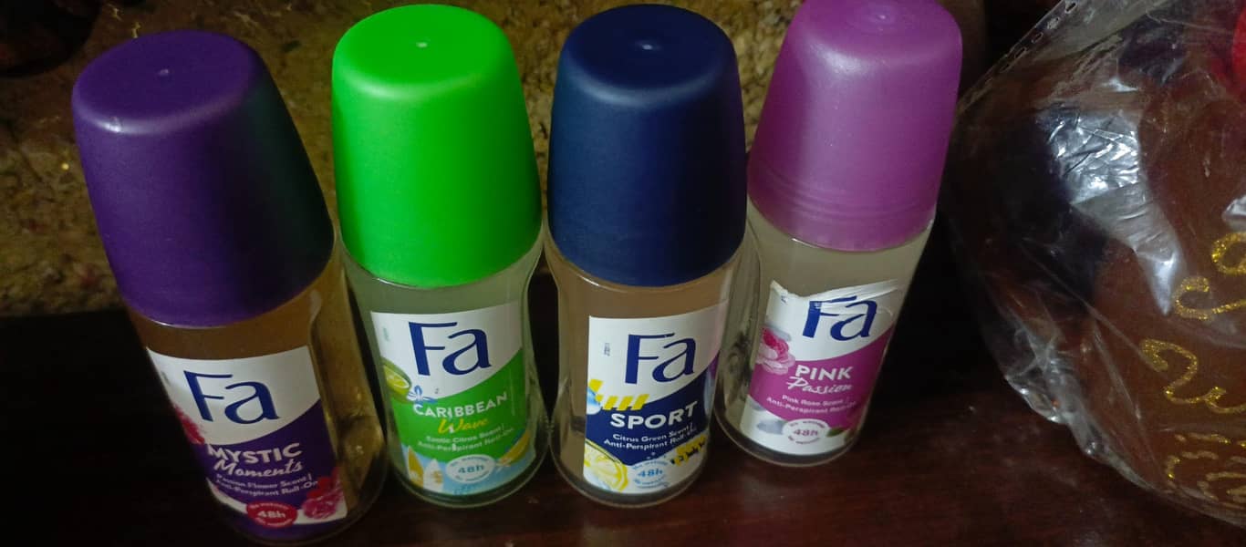 4 orignal FA roll on deodrant 1