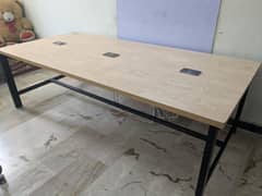Office table workstation for 6 persons