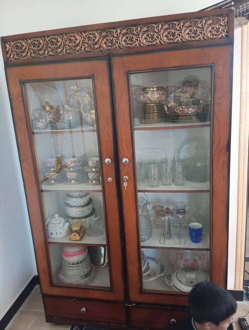 Bed with Dressing, cupboard and Side tables complete set 4