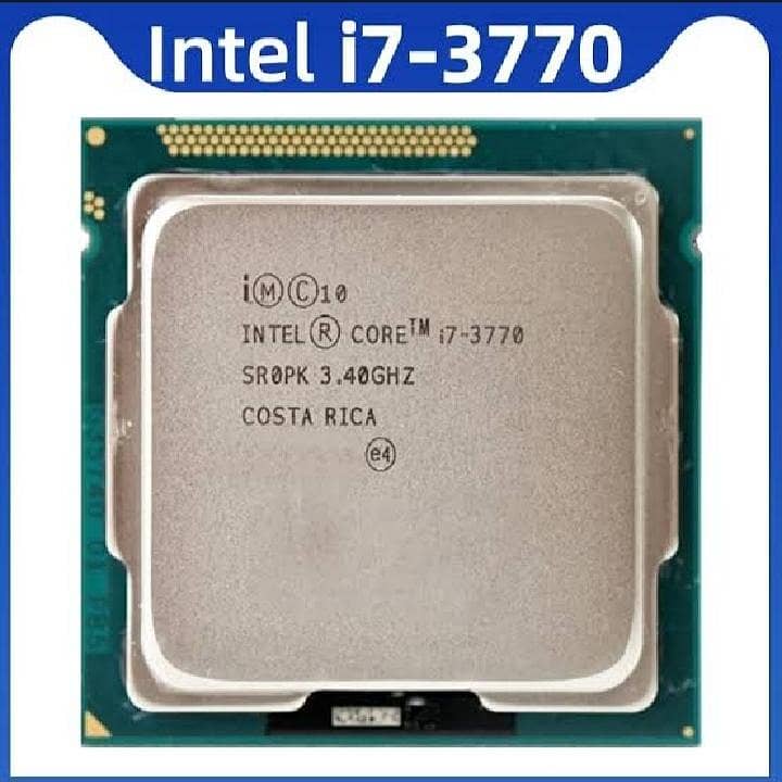 Intel i7 3770 3rd generation processor tray 0