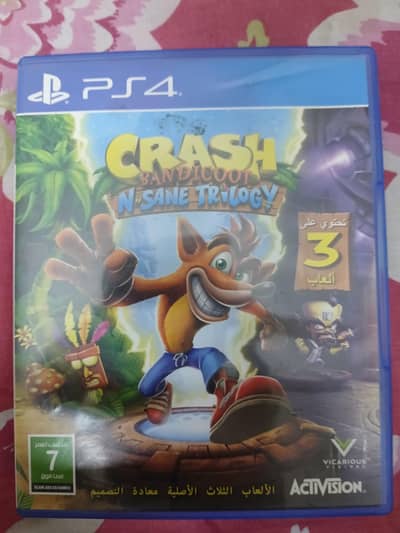 Crash Bandicoot N'SANE TRILOGY Ps4 game