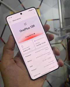 oneplus 13r 16gb/512gb official pta approved.