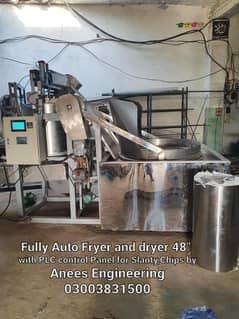 Slanty Chips Nimko Fryer Dryer Masla drum Plant | Packing Machines