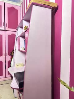 computer and vanity table