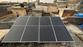 FUJ 280 watts solar panels complete set up