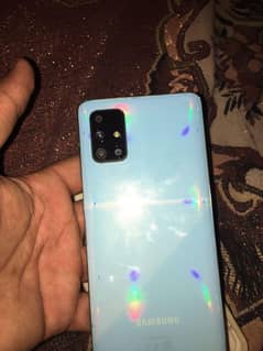 Samsung galaxy a71 10/9 condition 8/128 with box no open no repair