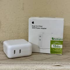 Dual C-C portable power adapter for iPhone