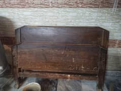 Single wooden Bed,