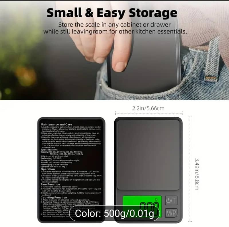 Pocket Scale Or Mini Scale 6