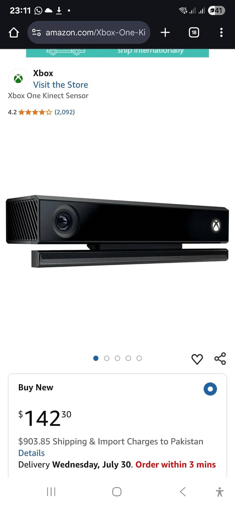 Xbox 1s with kinect  sensor for sell 4