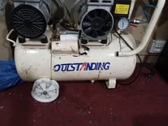 air compressor sound less oil free