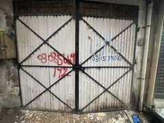 Main gate 10 feet by 10 feet solid iron