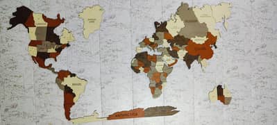 office decor world map