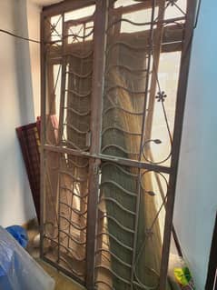2 iron doors. . . same size. . . 6 fit