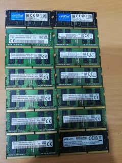 4GB, 8GB & 16GB DDR3/DDR4 RAM for Laptop (Branded UAE Import Stock)