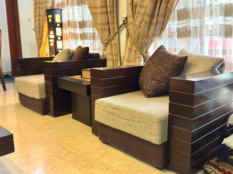 Sofa Set For Sale | 7 seater sofa | wooden sofa 5