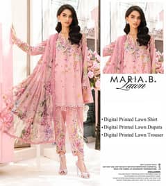 3pcs printed Nd embroidery suitt