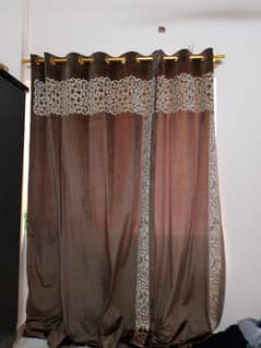 brown cartain