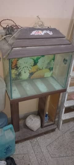 Fish Aquarium For Sell Fair Condition