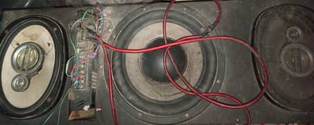 Heavy Base Bosted speaker  with amplifier