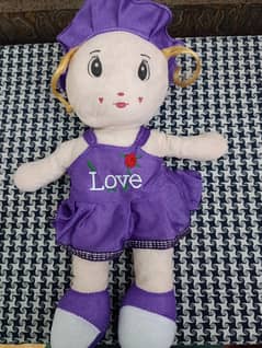 doll and cat