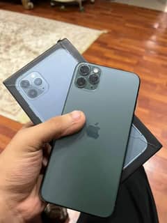 I phone 11 pro max . original box charger sath ha