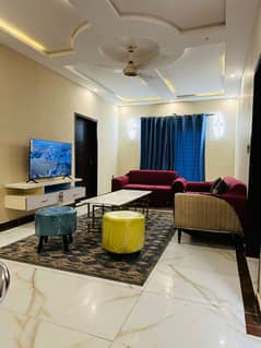 3 Bed DDL Fully Furnished Villa On Per Day 15k Rent In Ali Block Bahria Town Karachi