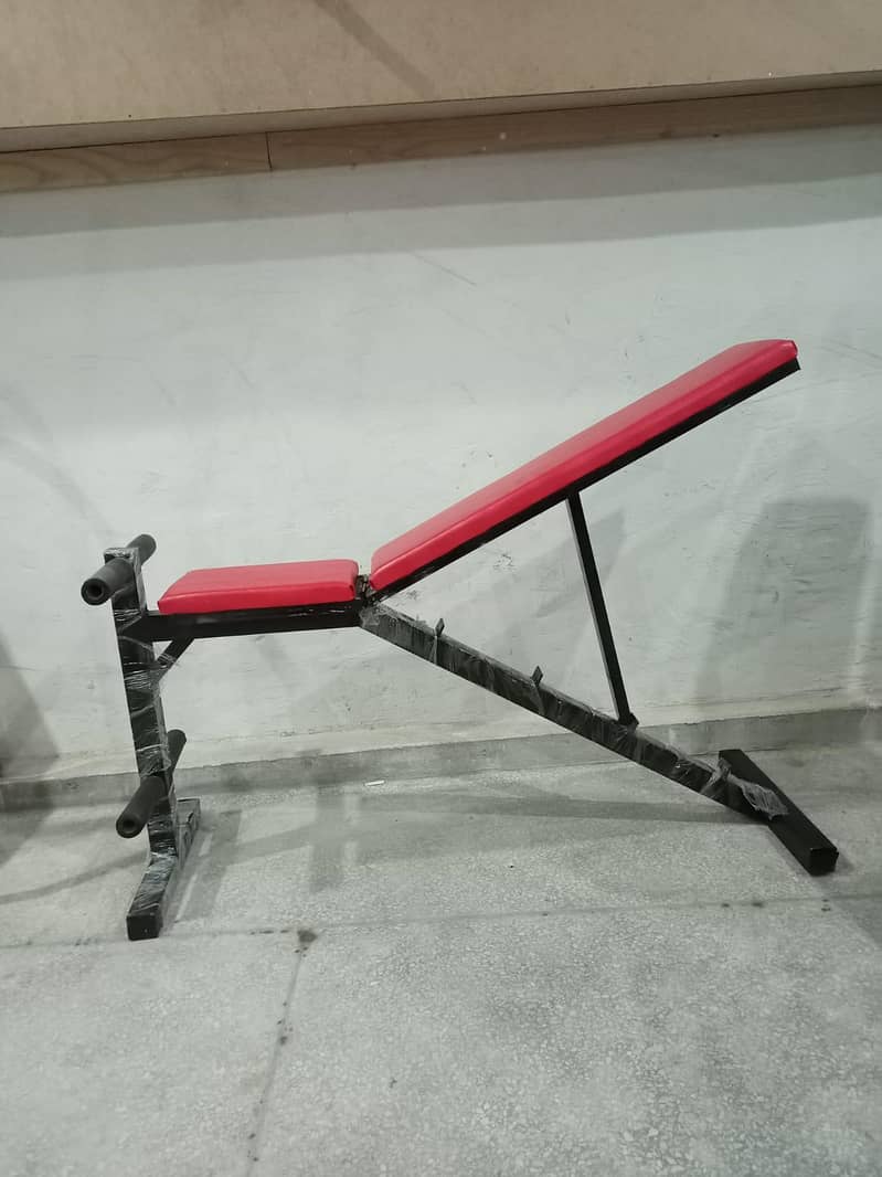 chest bench press multi gym exercise machine Incline barbell chrome 3