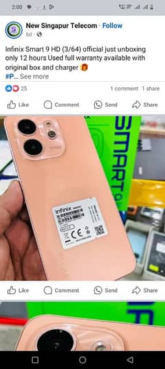 infinix smart 9 pro 8GB RAM 128 GB =03288=3978=774