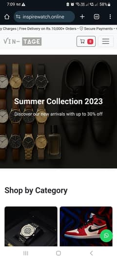 full function E commerce website for sale