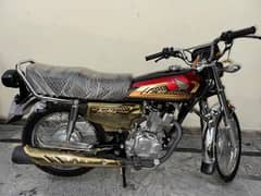 Honda CG 125 Spacial Gold Edition 2025 Model For Sale