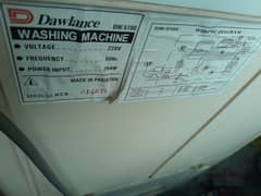dawlance washing machine